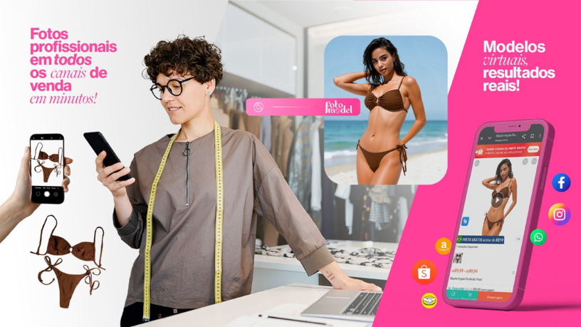 O FotoModel cria imagens que aproximam sua loja virtual de clientes ao redor do mundo.