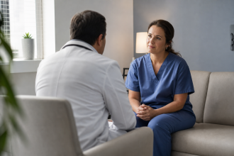 Médico recebe acolhimento em ambiente hospitalar após evento adverso na assistência